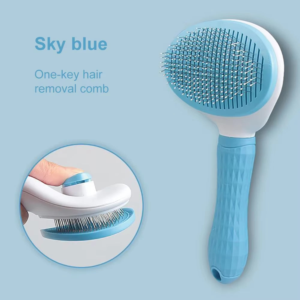 Dog Hair Remover Brush Cat Dog Hair Grooming and Care Comb for Long Hair Dog Pet Removes Hairs Cleaning Bath Brush Dog Supplies